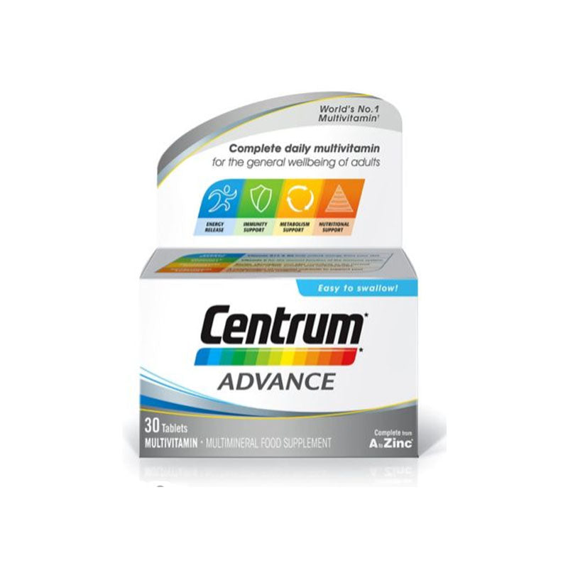 Imported Centrum Advance A to Z Multivitamins Available in Pakistan