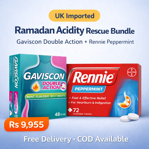 Ramadan Acidity Rescue Bundle Gaviscon+Rennie (UK Imported)