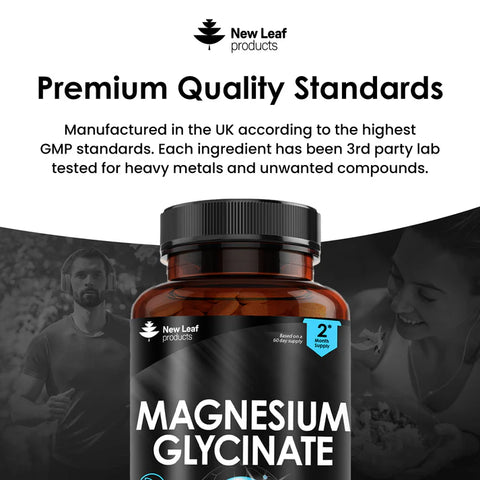 Magnesium Glycinate - High Strength - UK Made