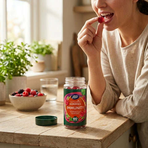 Boots Vitamin Gummies Immunity - 60 Raspberry Gummies