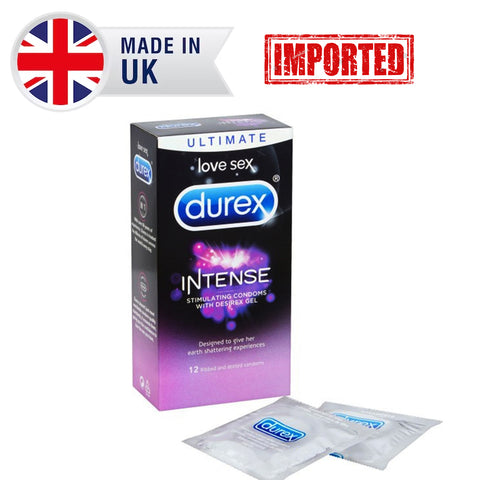 UK Durex Intense Dotted & Ribbed 12s