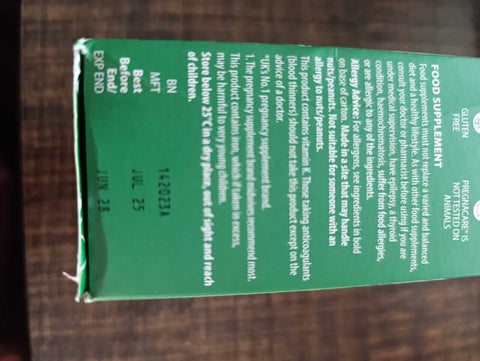 UK Vitabiotics Pregnacare Original 90 Tabs
