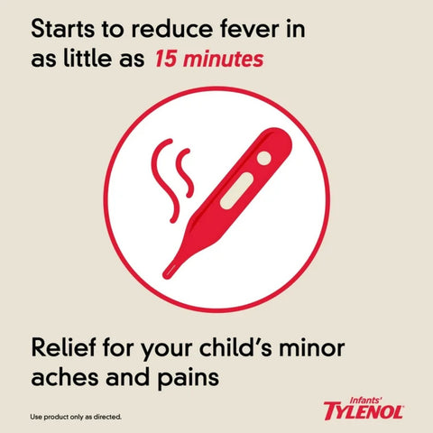 Tylenol Infants Fever & Pain Grape Flavour 60ml