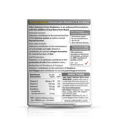 Vitabiotics Ultra Selenium