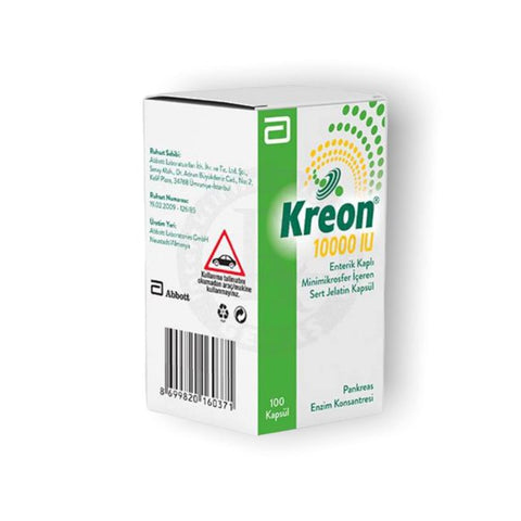 Kreon 10000iu Imported 100 Capsules
