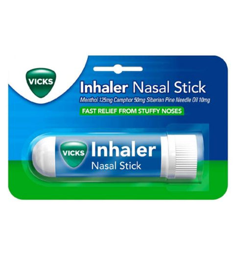 UK Vicks Inhaler Fast Acting Decongestant For Blocked Nose Relief Stick