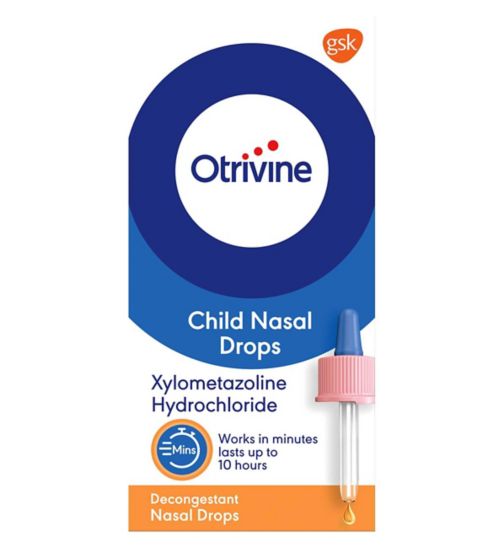 Otrivine Child Congestion Relief Nasal Drops 10ml Medical Mart