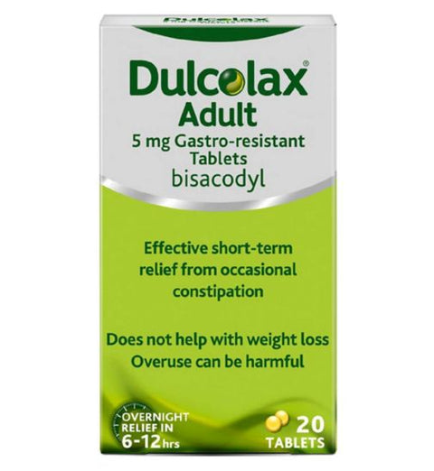 Dulcolax Adult 5 mg Gastro-resistant Tablets - 20 Tablets