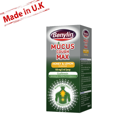 Benylin Mucus Cough Max Honey & Lemon 100ml Syrup