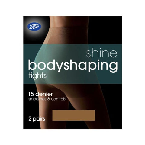 Boots Shine Bodyshaping Tights Natural Tan