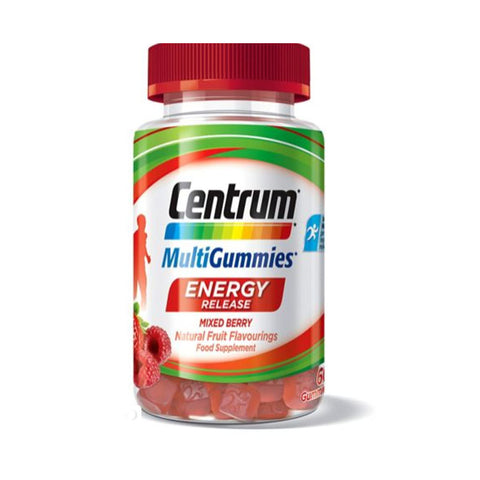 Centrum MultiGummies Energy Release Mixed Berry - 60 Gummies
