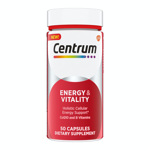 Centrum Energy & Vitality 50 Caps