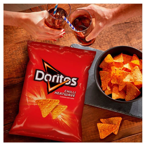 Doritos Chilli Heatwave Sharing Tortilla Chips Crisps 180g