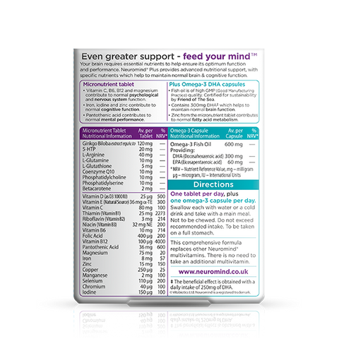 Vitabiotics Neuromind Plus DHAE