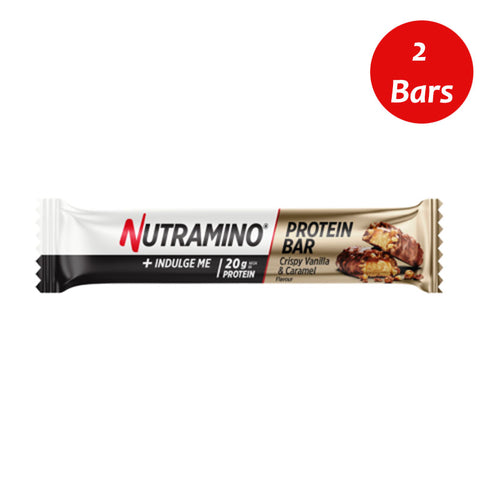 Nutramino Protein Bar Vanilla & Caramel 64g x 2Bars