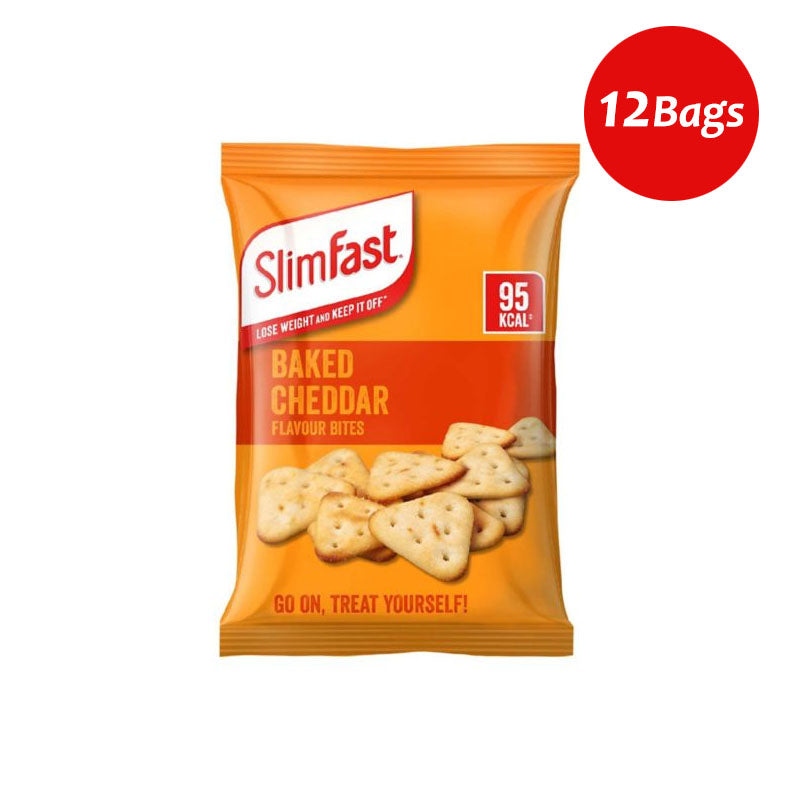 SlimFast U.K. Baked Cheddar Flavour Bites - 22g 12-Bags– Medical Mart ...