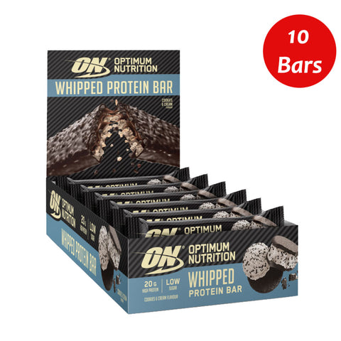 OPTIMUM NUTRITION WHIPPED PROTEIN BAR - COOKIES & CREAM 60G Box