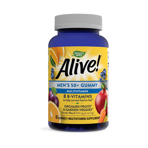 Nature's Way Alive Men's 50+ Gummy Multivitamin 60s