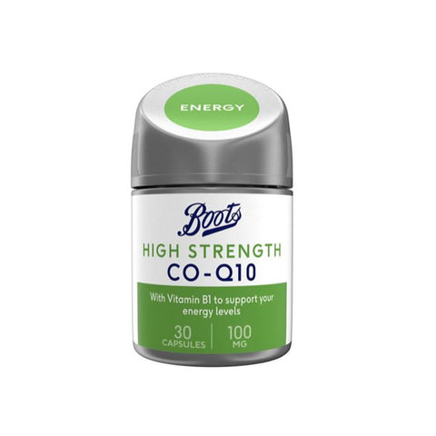 Boots High Strength CO-Q10 100mg 30 Capsules