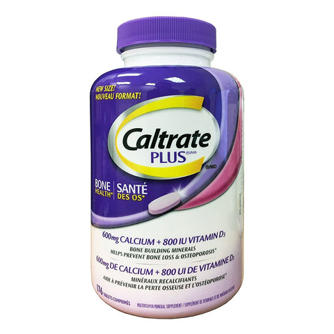 Caltrate Plus Calcium Zinc, Magnesium & other minerals – 176 Tablets