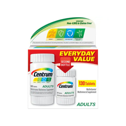 Centrum Adults 130 Tablets USA