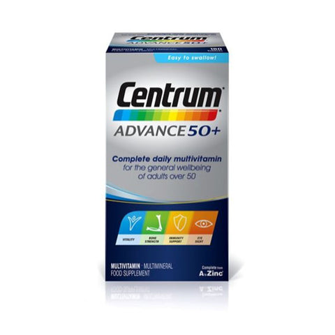 Centrum Advance 50+ A to Z Multivitamins & Minerals 180 Tablets