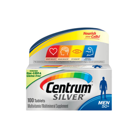 Centrum Silver Men 50+ 100 Tablets