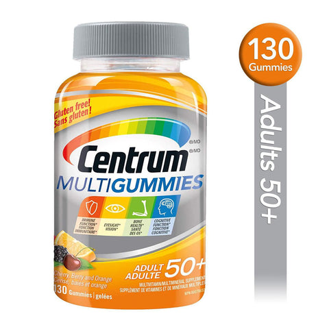Centrum Multigummies (130 Count) Adult 50+