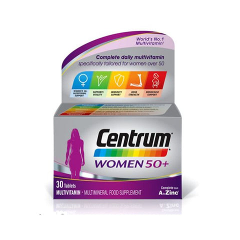 Centrum Women 50+ A to Z Multivitamins & Minerals 30 Tablets