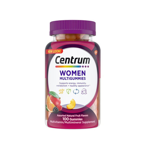 Centrum MultiGummies Women Multivitamin Supplement Gummies, 100 Count
