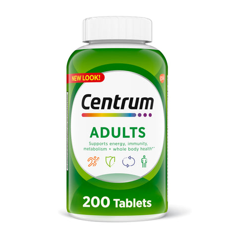 USA Centrum Adults 200 Tablets