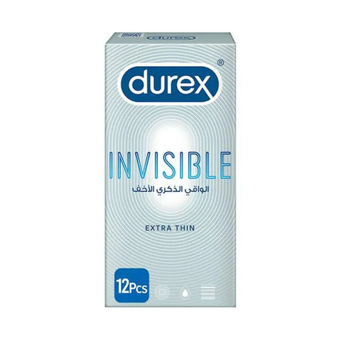 Durex Invisible Extra Thin 12s Condoms