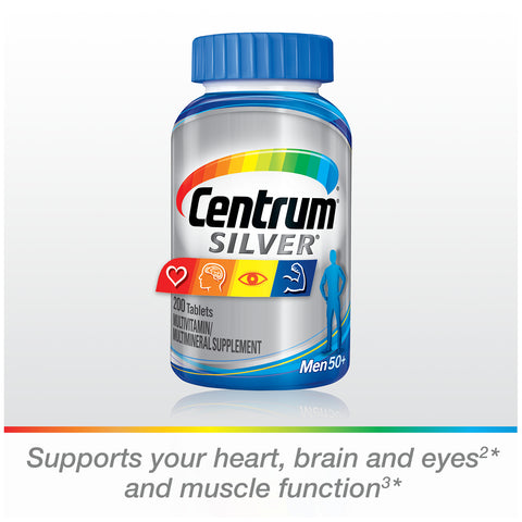 Centrum Silver Men 50+ 200 Tablets