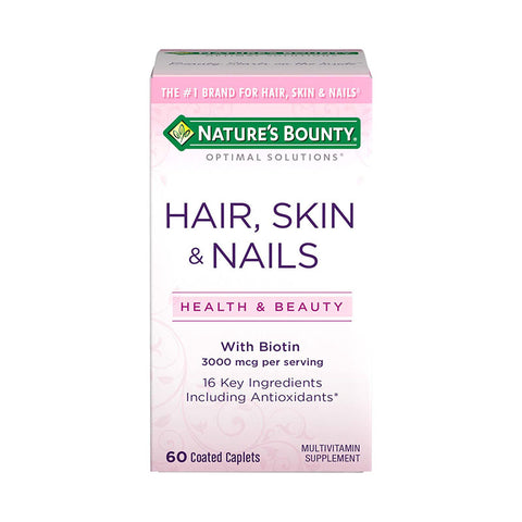 Nature's Bounty Biotin 3000 Hair Skin Nails 60s