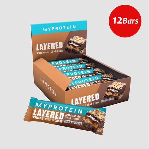 MyProtein Layered Protein Bars Box