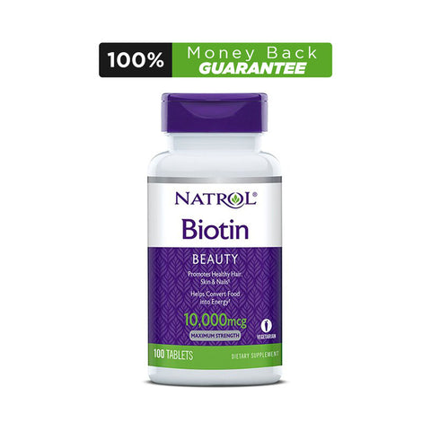 Natrol Biotin Maximum Strength 10000mcg 60s