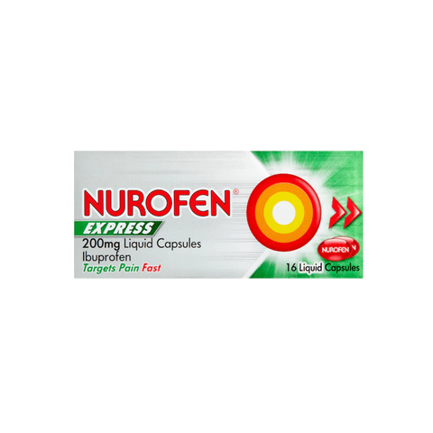 Nurofen Express 200mg Liquid Capsules 16s