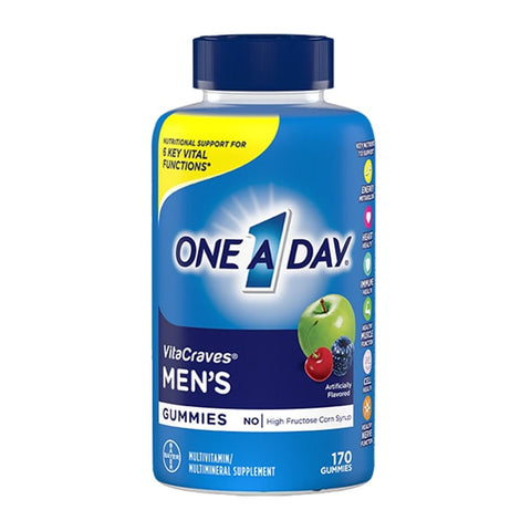 One A Day Men Vitacraves 170 Gummies