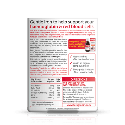 Vitabiotics Feroglobin Capsules