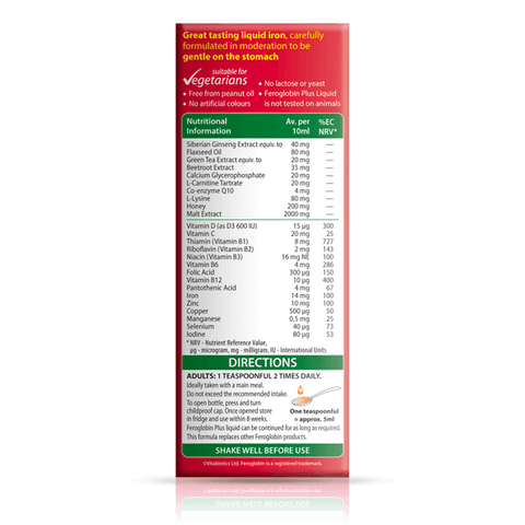 Vitabiotics Feroglobin Liquid Plus