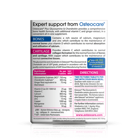Vitabiotics Osteocare Glucosamine and Chondroitin