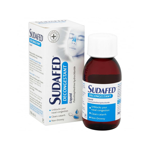 SUDAFED Decongestant Liquid 100ml