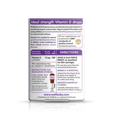 Vitabiotics Wellbaby Vitamin D Drops